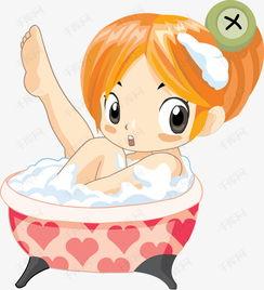 动漫女孩洗澡视频,清新脱俗的治愈瞬间